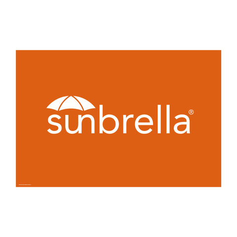 Sunbrella Orange Logo Poster