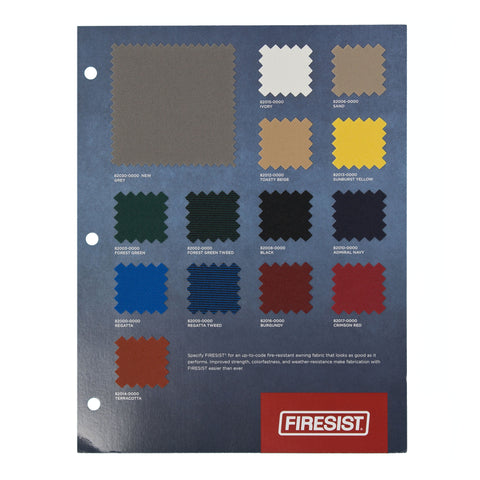Firesist Swatch Card