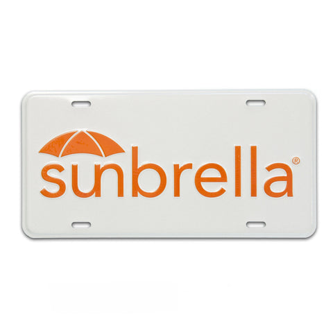 Sunbrella License Plate