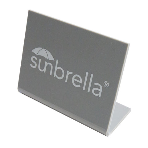 Gray Acrylic Sign