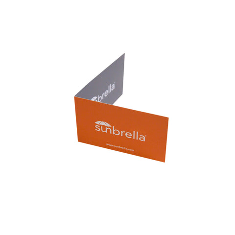 Grey/Orange Memo Tag