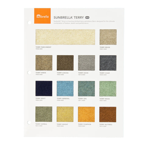 Terry Swatch Card