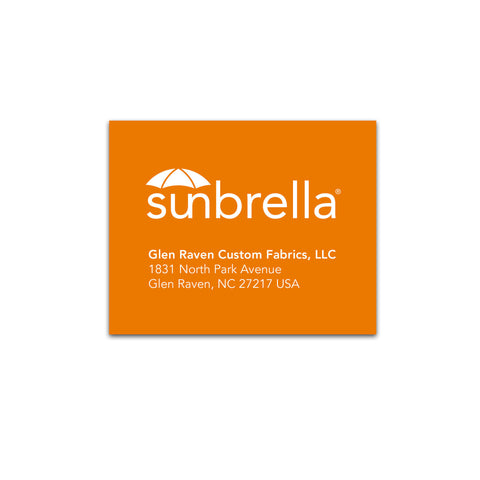 Orange Address Label