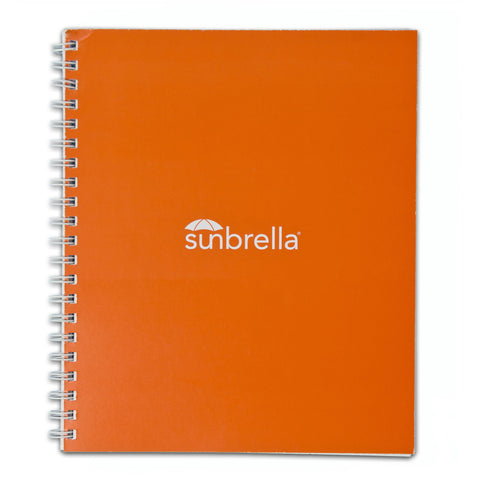Orange Spiral Notebook