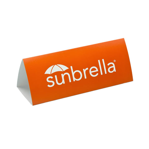 Sunbrella Tent Card
