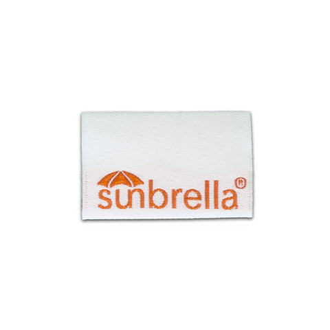 Orange Sew In Label